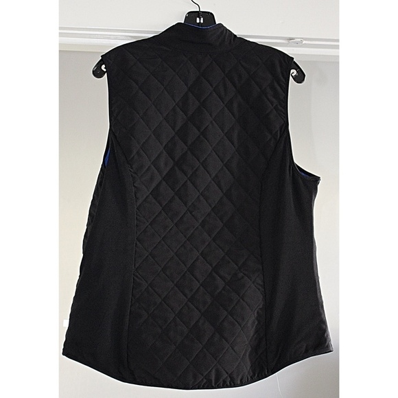 Black Noir Reversible Full ZIp Quilted Vest - Picture 6 of 9
